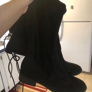 black boots